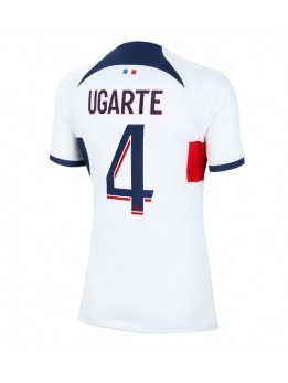 Ženski Nogometna dresi replika Paris Saint-Germain Manuel Ugarte #4 Gostujoči 2023-24 Kratek rokav
